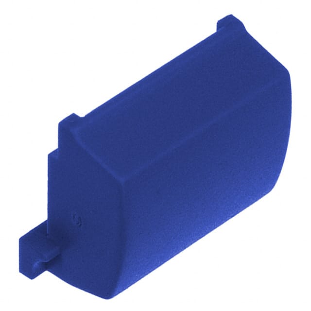 1B00 CAP TACTILE RECTANGULAR BLUE