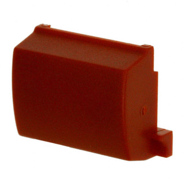 1B08 CAP TACTILE RECTANGULAR RED