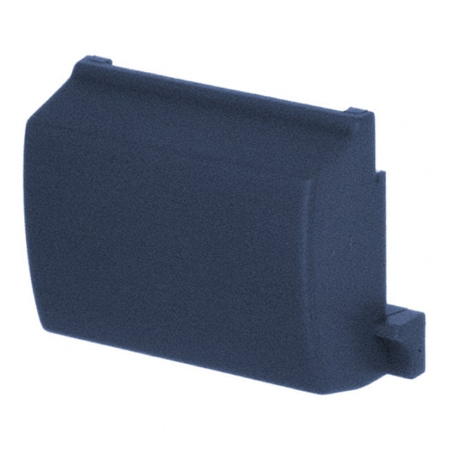 1B40 CAP TACTILE RECT DUSTY BLUE