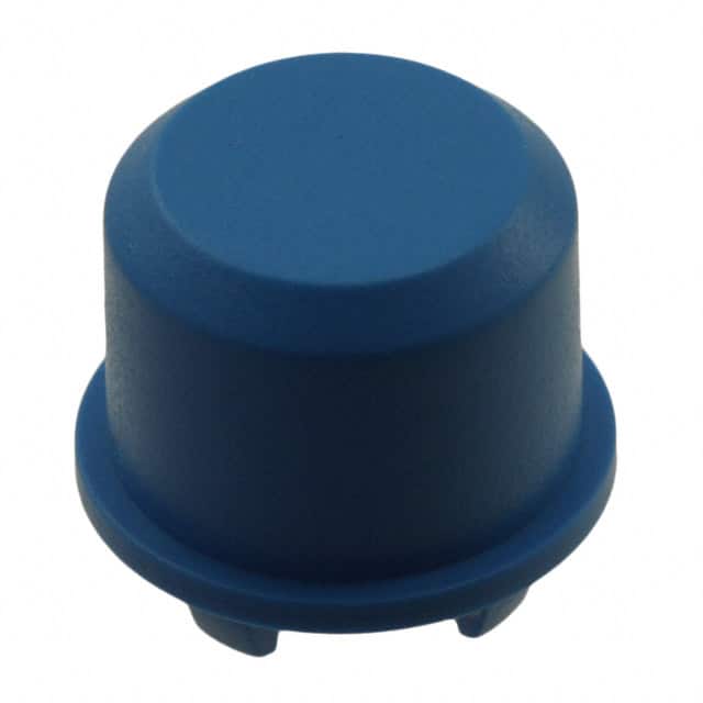 1DS00 CAP TACTILE ROUND BLUE