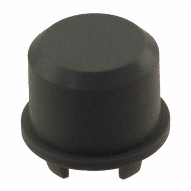 1DS03 CAP TACTILE ROUND GRAY