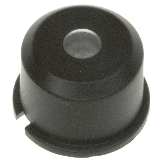 1E091 CAP TACTILE ROUND BLK/TRANS LENS