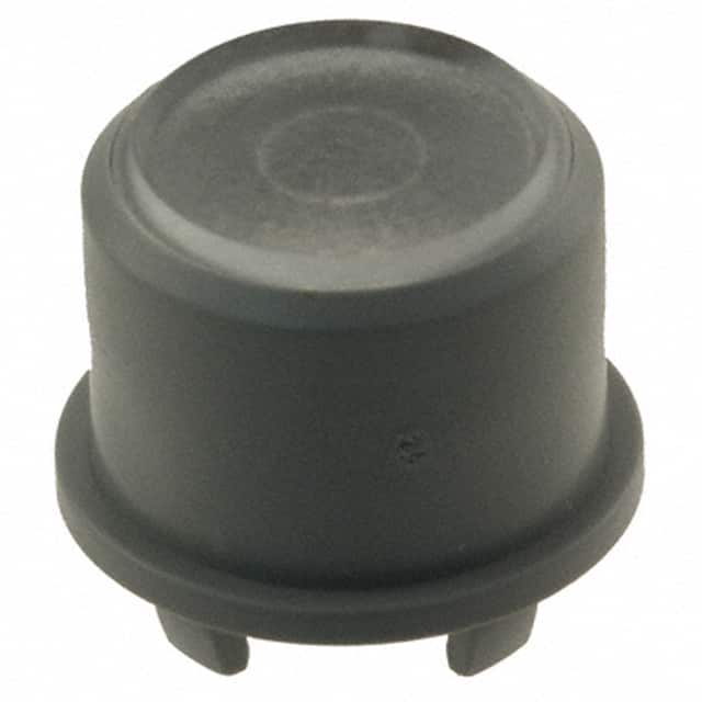 1FS031 CAP TACTILE RND GRAY/TRANS LENS