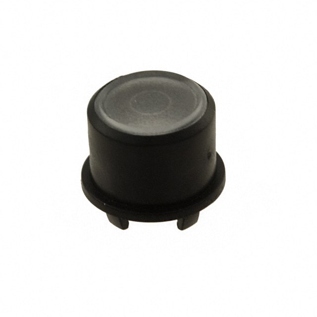 1FS091 CAP TACTILE ROUND BLK/TRANS LENS