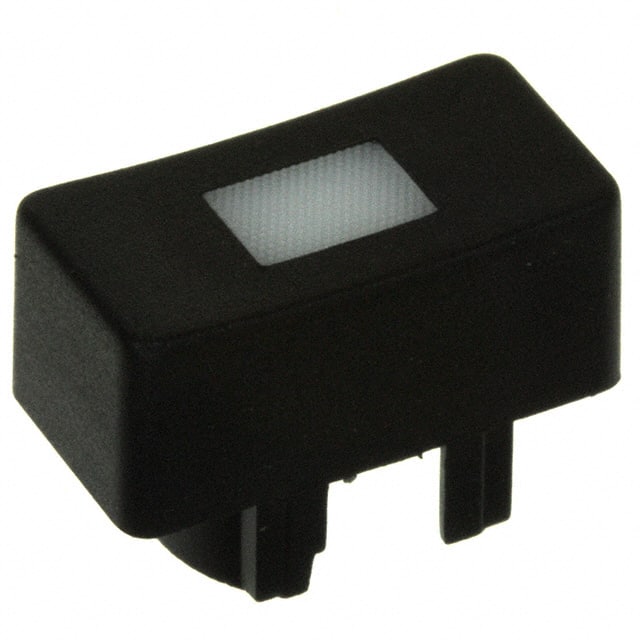 1Q096 CAP TACT RECT BLK/FROST WHT LENS