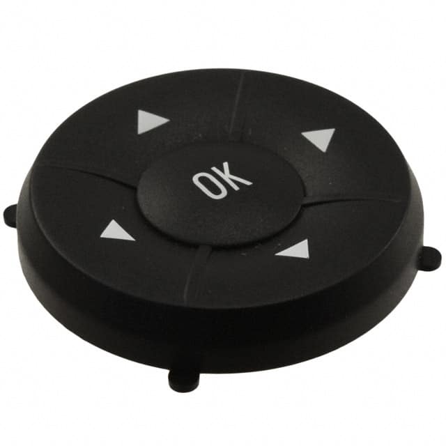 1Z0913611806 CAP TACTILE ROUND BLACK