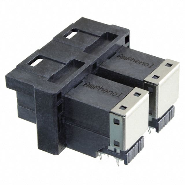 G40H12331HR MINI SAS HD 100OHM, R/A PRESSFIT