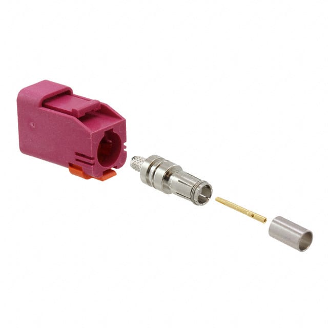 0734036267 CONN FAKRA PLUG STR 50 OHM CRIMP