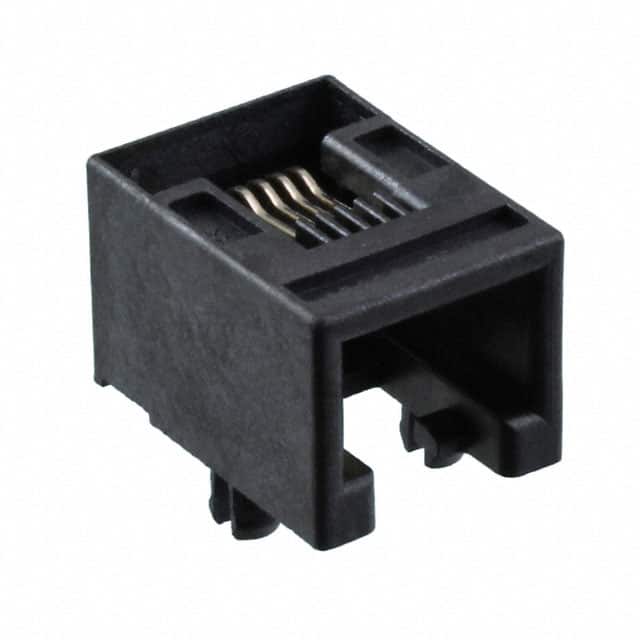 0955016669 CONN MOD JACK 6P6C R/A UNSHLD
