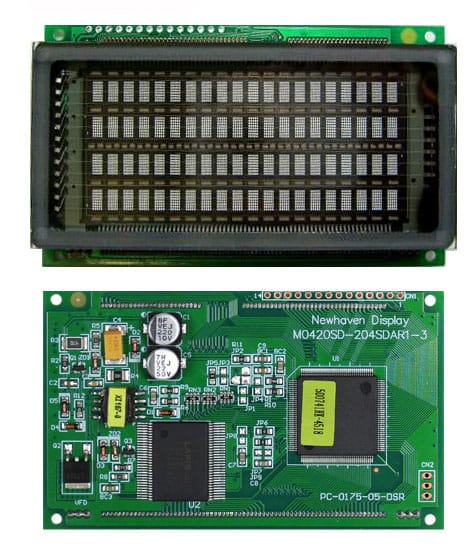 M0420SD-204SDAR1-3 MODULE VF CHAR 4X20 4.84MM
