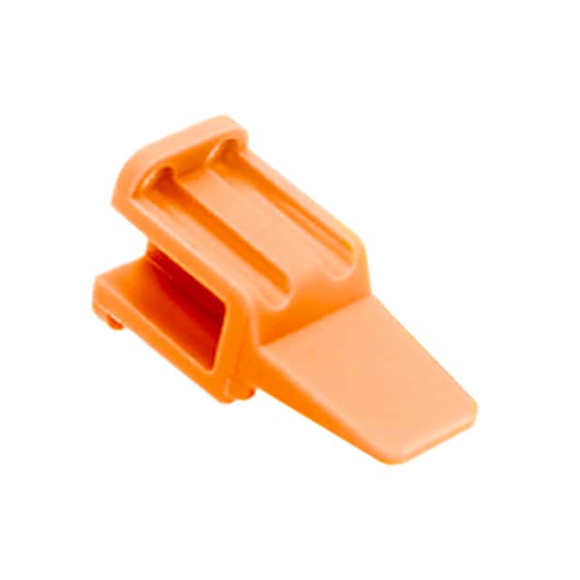 AWM-4S CONN PLUG WEDGE 4POS ORANGE