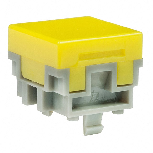 AT476EJ CAP PUSHBUTTON SQUARE YELLOW