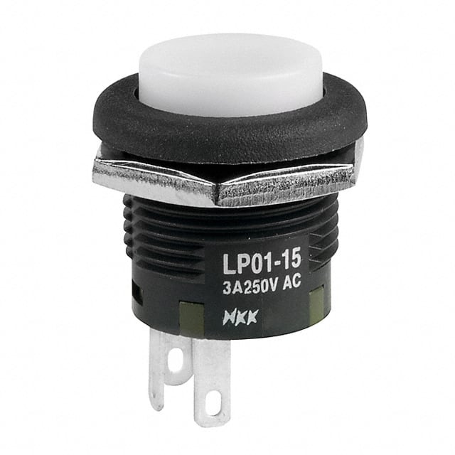 LP0115CCKW01B SWITCH PUSHBUTTON SPDT 3A 125V