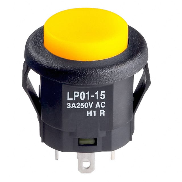 LP0115CMKW015DB SWITCH PUSHBUTTON SPDT 3A 125V