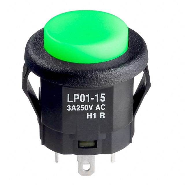 LP0115CMKW015FB SWITCH PUSHBUTTON SPDT 3A 125V