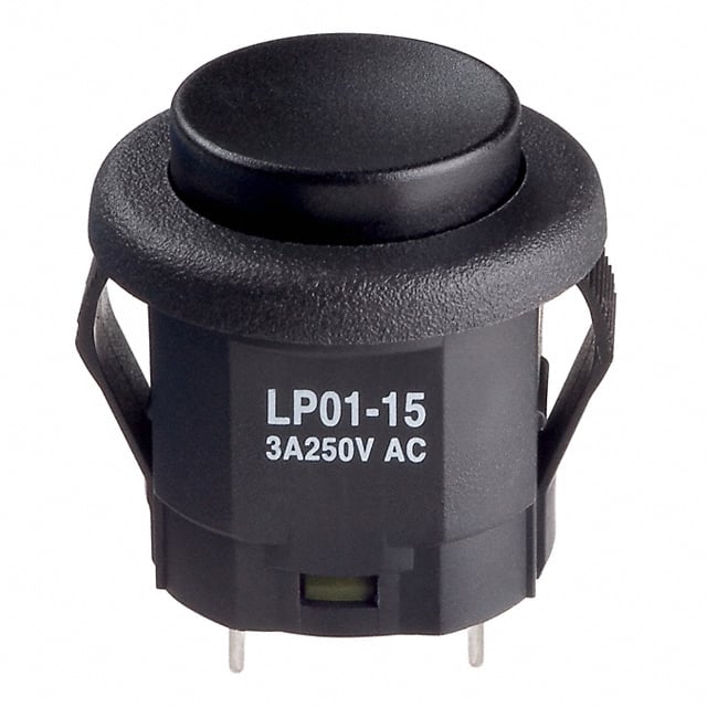 LP0115CMKW01A SWITCH PUSHBUTTON SPDT 3A 125V