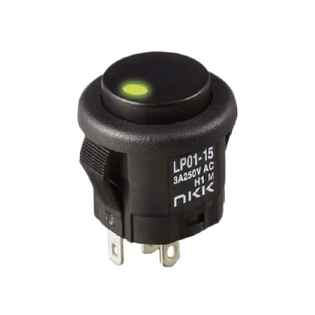 LP0115CCKW015FA SWITCH PUSHBUTTON SPDT 3A 125V