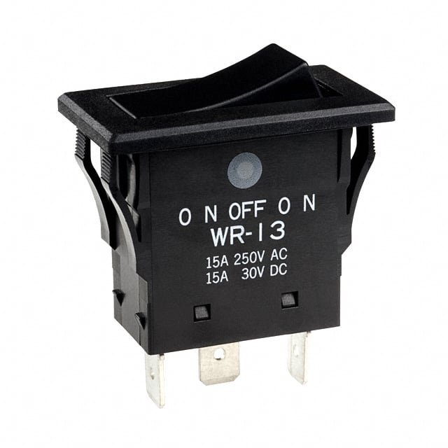 WR13AF SWITCH ROCKER SPDT 15A 125V