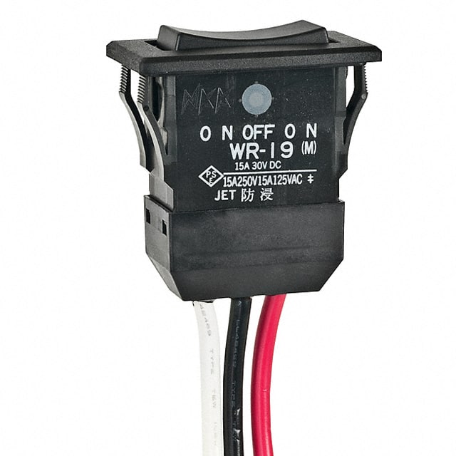 WR19AL SWITCH ROCKER SPDT 15A 125V