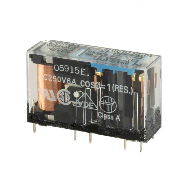 G7SA-3A1B DC48 RELAY SAFETY 4PST 6A 48V