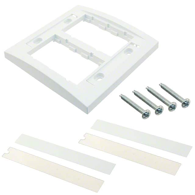 CBEWH-2GY FACEPLATE DOUBLE GANG WHITE