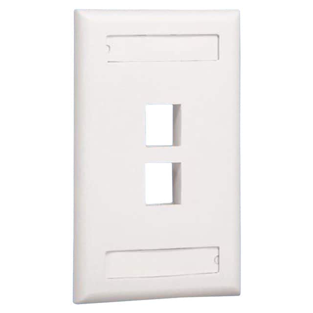 NK2FEIY FACEPLATE SNGL GANG 2PORT IVORY
