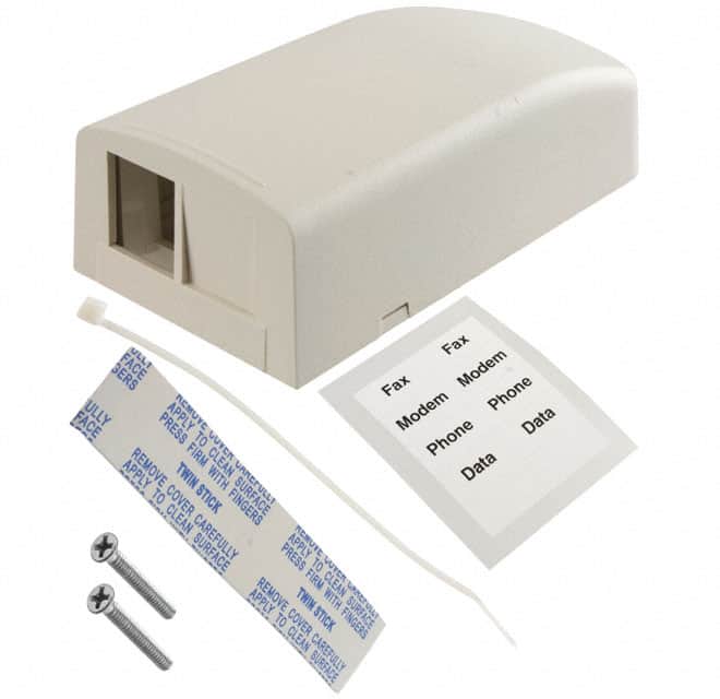 NK2BXIW-A MOD BOX SMD 2PORT WHITE