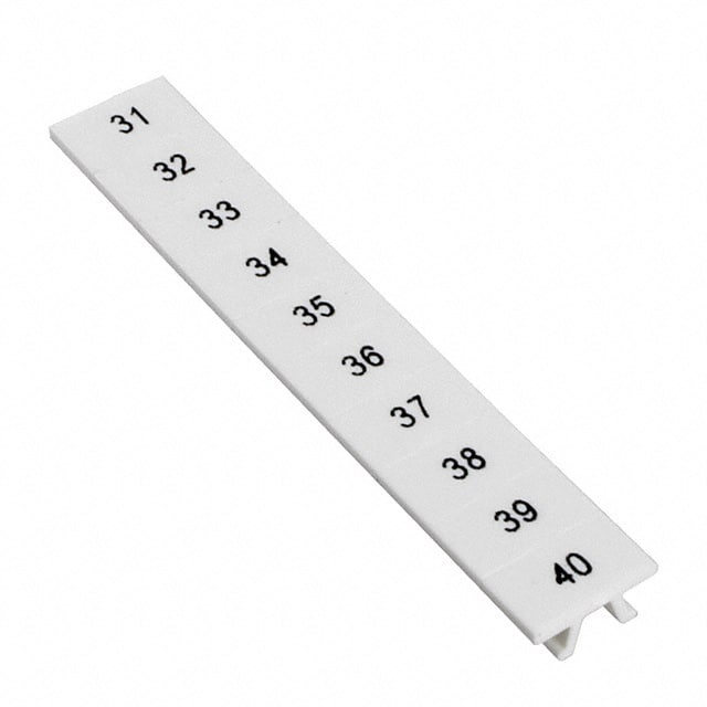 0808626:0031 ZACK STRIP 10-SECTION WHITE
