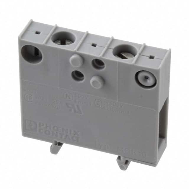 1402018 TERM BLK 1POS 7.5MM GRAY