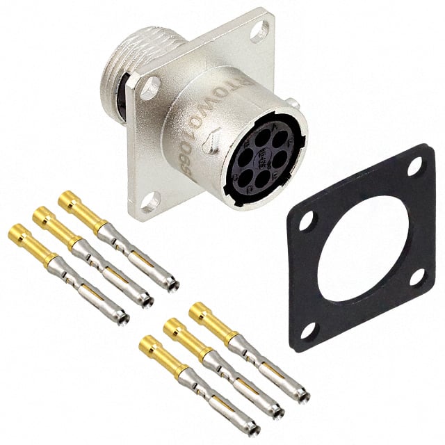 RT0W0106SNH-K CONN RCPT FMALE 6POS GOLD CRIMP
