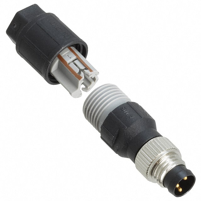 1441008 CONN PLUG MALE 3POS GOLD IDC