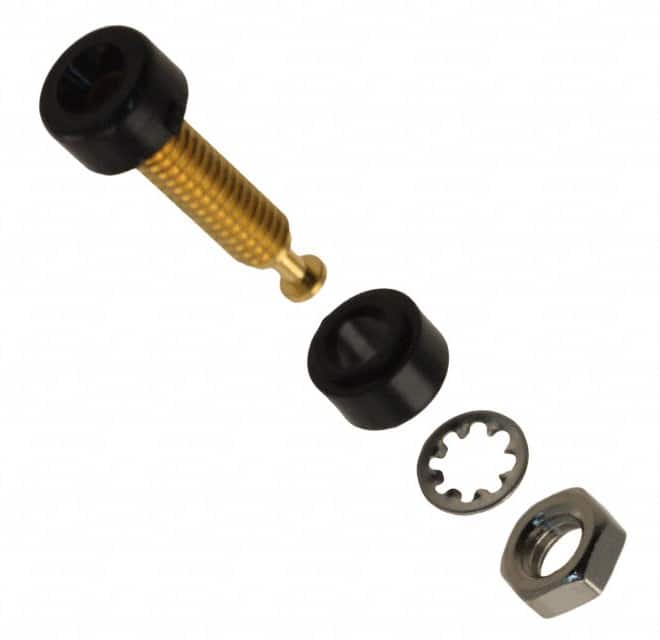 3542-0 JACK PIN TIP GOLD BLACK