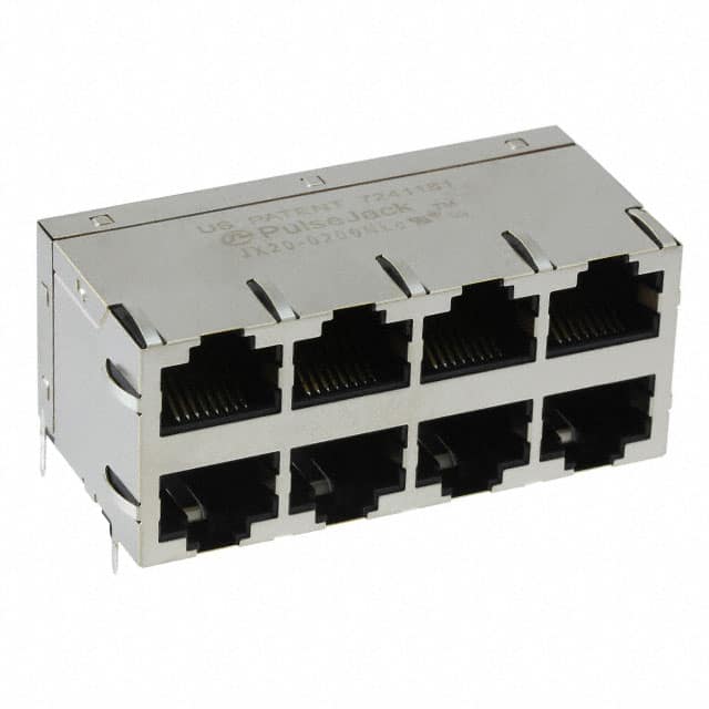 JX20-0206NL CONN MAGJACK 8PORT 100 BASE-TX
