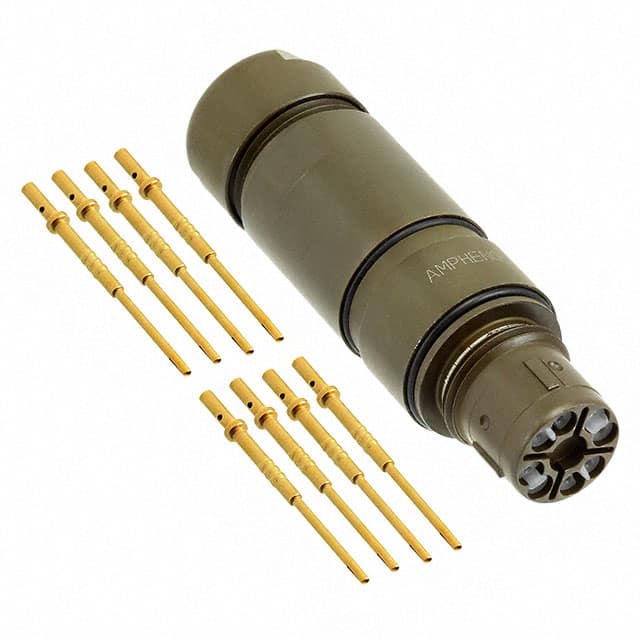 UCOM-10G+ LCGGA CONN RCPT FMALE 8POS GOLD CRIMP