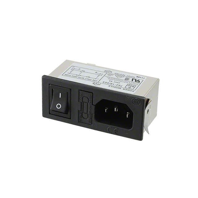 762-18/003 PWR ENT MOD RCPT IEC320-C14 PNL