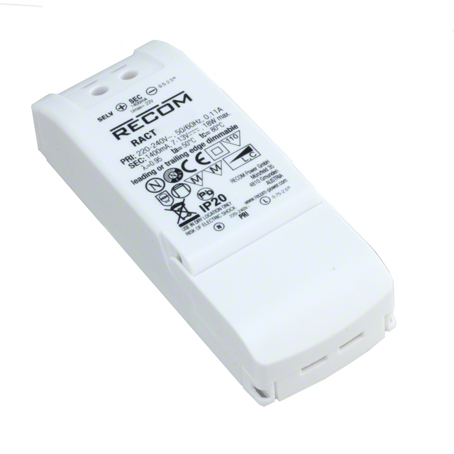 RACT09-350 LED SUPPLY CC AC/DC 9W 13-26V