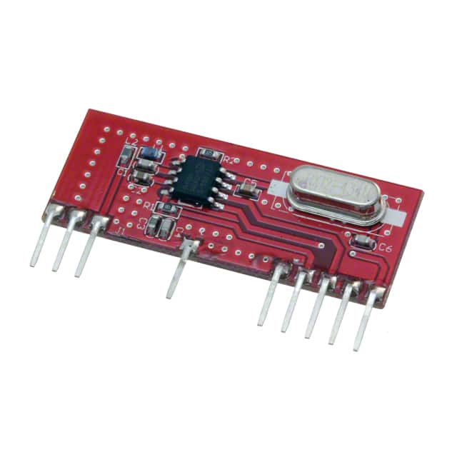 AM-RX12E-433P RECEIVER SUPER HET, AM 433MHZ, 9