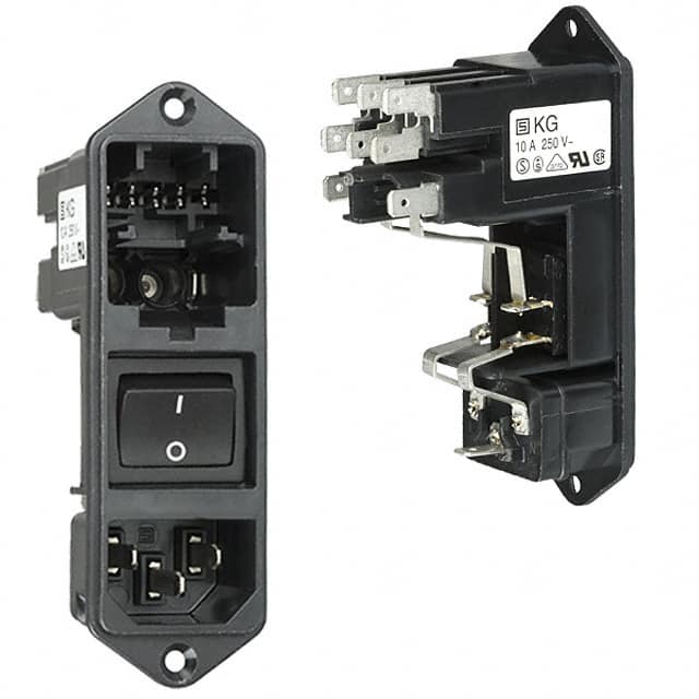 KG10.6101.151 PWR ENT MOD RCPT IEC320-C14 PNL