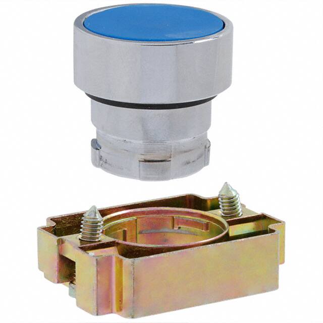 AS2AF6 SWITCH UNIT PB 22MM BLU METAL