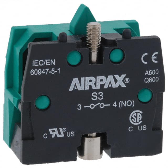 S3 CONTACT BLOCK SPST-NO GOLD PLT
