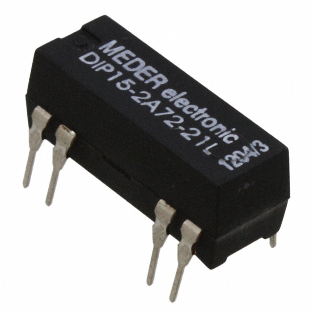 DIP15-2A72-21L RELAY REED DPST-NO 1A 15V