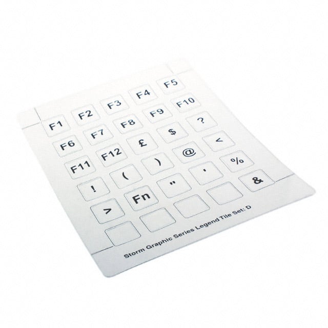GSD0T203 KEY LEGEND SET D F1-F4 KEYS 26PC