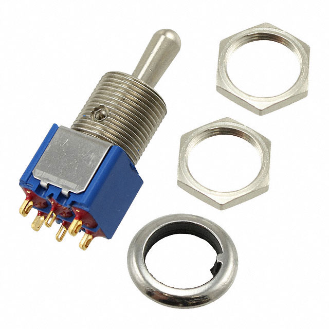 5648MCDKB27 SWITCH TOGGLE DPDT 0.4VA 20V
