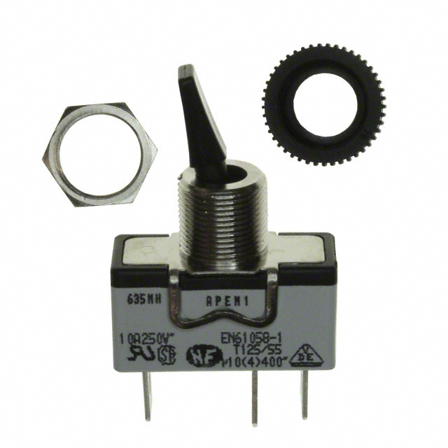 635NH SWITCH TOGGLE SPDT 10A 125V