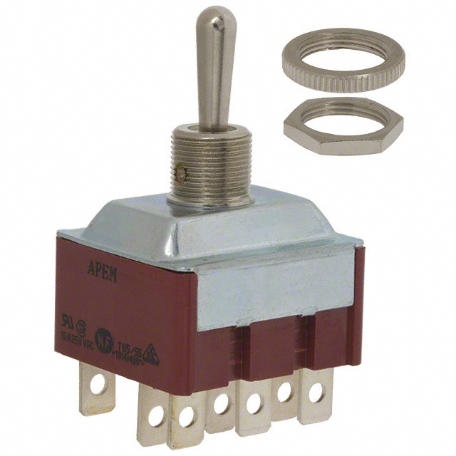 659H/2 SWITCH TOGGLE 3PDT 10A 125V