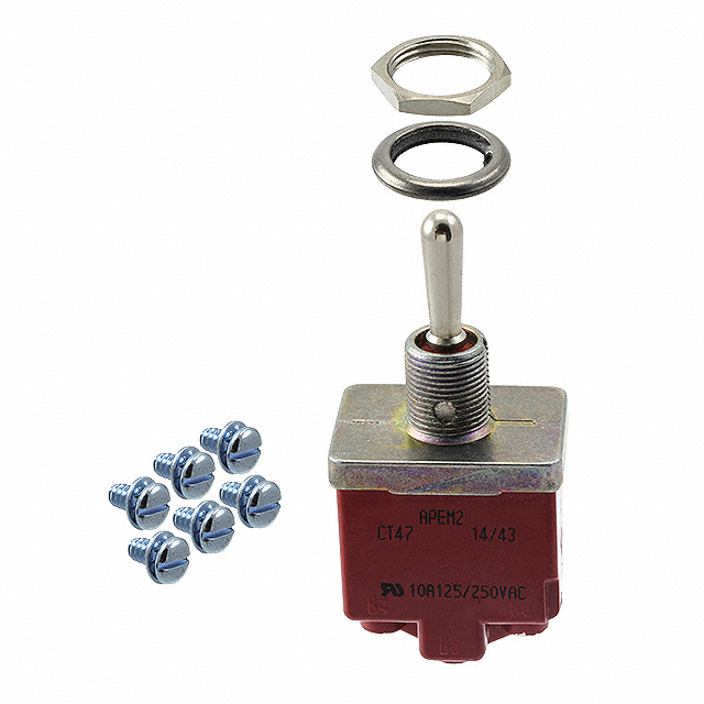 CT47001N022 SWITCH TOGGLE DPDT 10A 125V