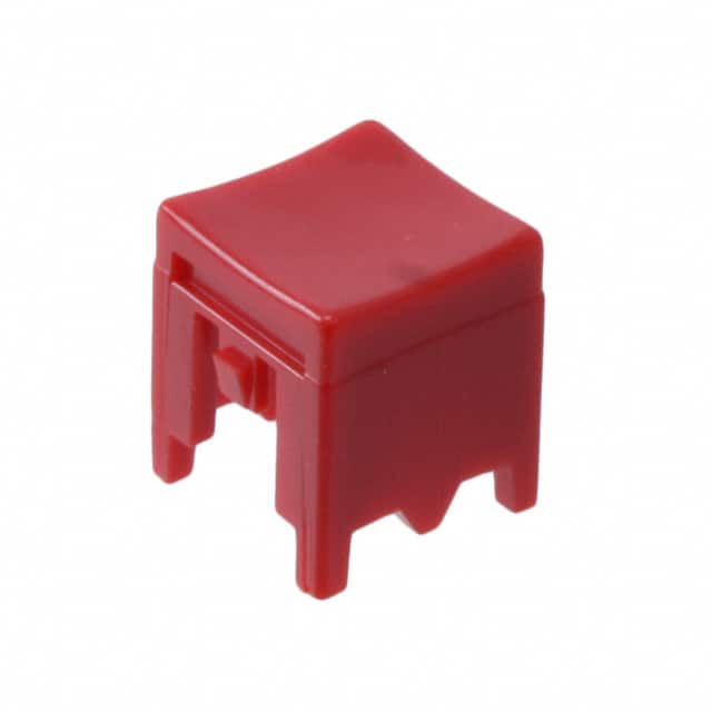 P23491 CAP PUSHBUTTON SQUARE RED