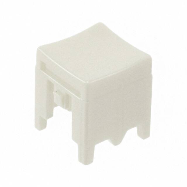 P23495 CAP PUSHBUTTON SQUARE WHITE