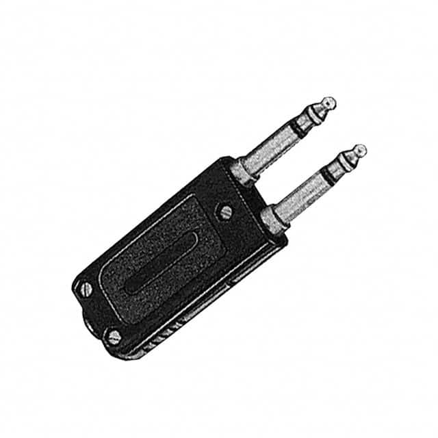 414 CONN PLUG TWIN STEREO 6.35MM