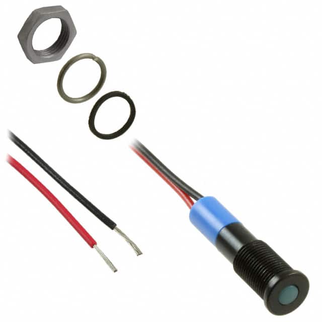 Q6F3BXXB24E LED PM INDICATOR FLUSH BLUE